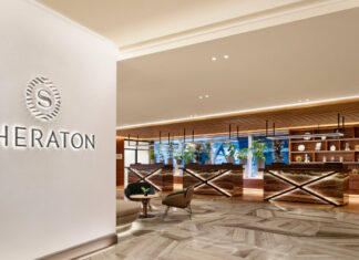 Lobby du Sheraton Amsterdam Airport & Conference Centre. (c) Matthew Shaw