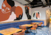 Fresque murale de Rocca Luis César décorant le bar du Novotel Mexico City World Trade Center.