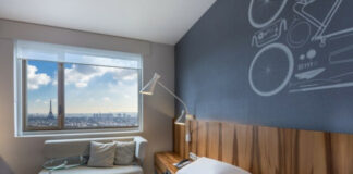 Chambre du Hyatt Regency Paris Etoile.