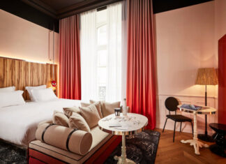 Chambre du Mama Shelter Rennes.