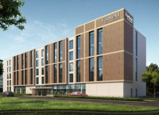Prototype d'un hôtel Fairfield by Marriott, une marque bientôt développée en Europe.