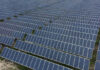 Centrale photovoltaïque de Reden en France.