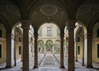 Cour du futur Rosewood Milan.
