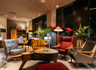 Lobby du Ruby Emma à Amsterdam.