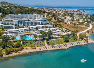 Près d'Athènes, le Dolce by Wyndham Attica Riviera, un des 160 membres de la Meetings Collection.