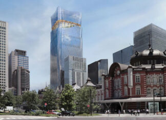 Plus haut gratte-ciel de Tokyo et du Japon, la Torch Tower hébergera en 2028 un hôtel de luxe de la Dorchester Collection.
