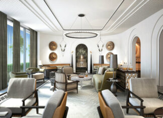 Gold Lounge, espace VIP du Fairmont La Marina Rabat Salé.
