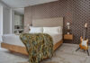 Une des 130 chambres du UMusic Hotel Madrid, lancé par Universal Music.