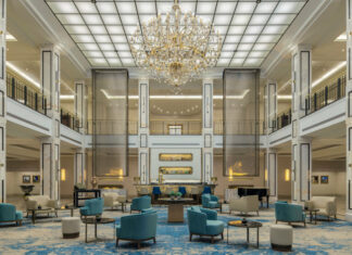 Lobby du JW Marriott Berlin.