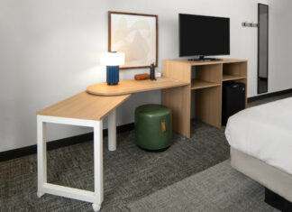 Parmi les fondamentaux de la nouvelle marque Spark by Hilton, des chambres fonctionnelles dotées d'un espace de travail.