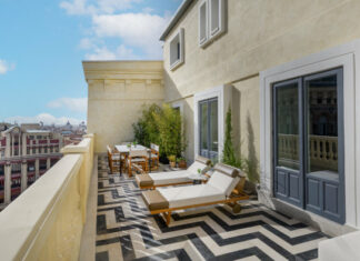 Terrasse d'un des suites du JW Marriott Madrid.