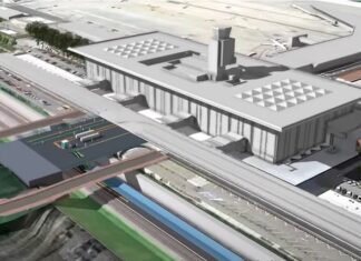 Une simulation de la future gare ferroviaire sur l'Euroairport Bâle- Mulhouse (Photo: DR)
