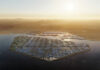 La ville futuriste de NEOM, en Arabie Saoudite, intégrera le plus grand complexe industriel flottant du monde, baptisé Oxagon.