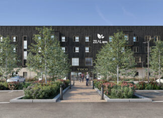 Premier hôtel zéro carbone d'IHG, le voco Zeal Exeter Science Park ouvrira ses portes l'an prochain.