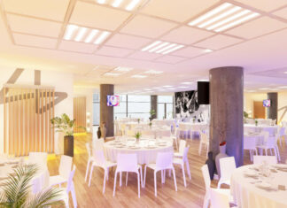 Les salons, au coeur des 280 000 prestations hospitalités proposées par France 2023 (c) GL Events.