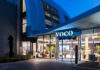 Entrée du voco Bruxelles City North, un des derniers hôtels de la marque ouvert en Europe.