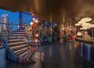 Le W Sydney combien design, lieux festifs et espace de réunions.