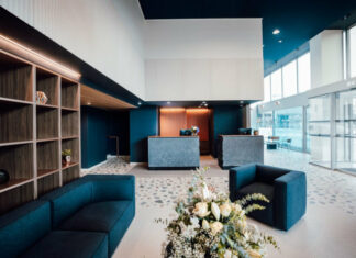 Lobby du futur Hilton Lille.