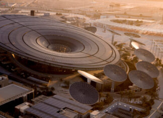 Au sein d'Expo City Dubai, le pavillon Terra, symbole des ambitions écologiques de Dubaï. (c) Dany Eid/Expo 2020