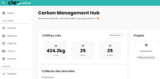 L'outil Cléo Carbone, développée par Kabaun pour l'UNIMEV.