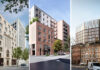 De gauche à droite, les futurs Staybridge Suites Anvers, Budapest – Parkside et Belfast.