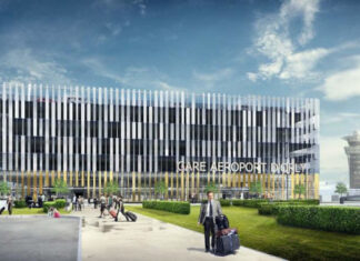 La future gare Aéroport d'Orly, terminus de la ligne 14 à partir du 24 juin. © Groupe ADP & Bernard Baret