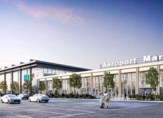 Le Terminal 1 avec son extension à Marseille (Photo: Forster & Partner)
