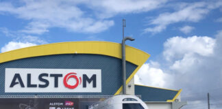 le site Alstom d’Aytré où une partie de la construction des TGV M est réalisée.