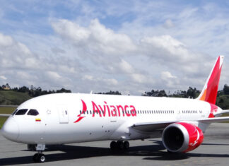 Avianca opère son vol Paris-Bogota avec un vol opéré en Boeing B787 bi classe.