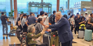 L'aéroport de Singapour Changi ce vendredi 19 juillet, touché comme beaucoup d'autres par une panne informatique.