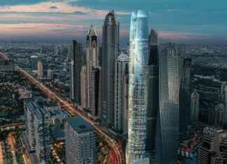 Le futur hôtel Ciel à Dubaï, membre de la Vignette Collection