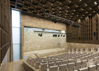 Auditorium du 3Mazarium, espace événementiel de l'Institut de France dont Châteauform' prend l'exploitation. © Patrick Tourneboeuf Oppic.