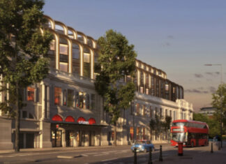 Cinquième hôtel de la marque à Londres, le citizenM London Olympia s'inscrit dans le projet de réaménagement du centre des expositions Olympia.