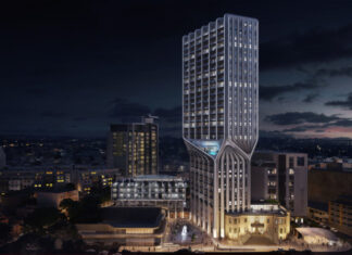 Le ME Malta, intégré dans un des complexes immobiliers phare de l'île de Malte, les Mercury Towers, dessinées par le cabinet Zaha Hadid Architects (c) negativ