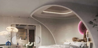 Suite du Mondrian Abu Dhabi, un des nouveaux hôtels lifestyle attendus cette année par Accor, à travers sa filiale Ennismore.