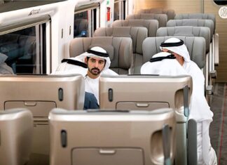 train à grande vitesse Abu Dhabi-Dubaï