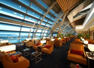 Emirates Bangkok lounge