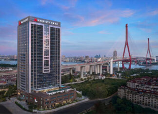 Marriott domine toujours le Top1à des groupes hôteliers mondiaux, devant JinJiang et Hilton. En photo, l'hôtel Shanghai Marriott Yangpu Riverside.
