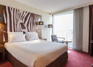 Une des 144 chambres et suites du Radisson Blu Montpellier.
