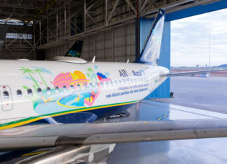 Un avion aux couleurs des programmes de fidélité d'Accor et Azul va parcourir le ciel brésilien.