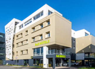 B&B Brest Centre Port, dans la ville où le groupe B&B Hotels a vu le jour en 1990.