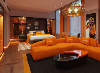 A l'occasion du Grand-Prix de Grande-Bretagne, L'hôtel Trafalgar St. James de Londres, membre de la Curio Collection de Hilton, dédie une des ses suites à l'univers orange de l'écurie McLaren.