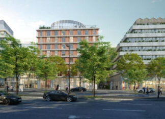 Eklo Hotels ajoutera à l'horizon 2027 un quatrième hôtel en région parisienne à la porte de Saint-Ouen, dans le XVIIe arrondissement. (c) Hardel Le Bihan Architectes