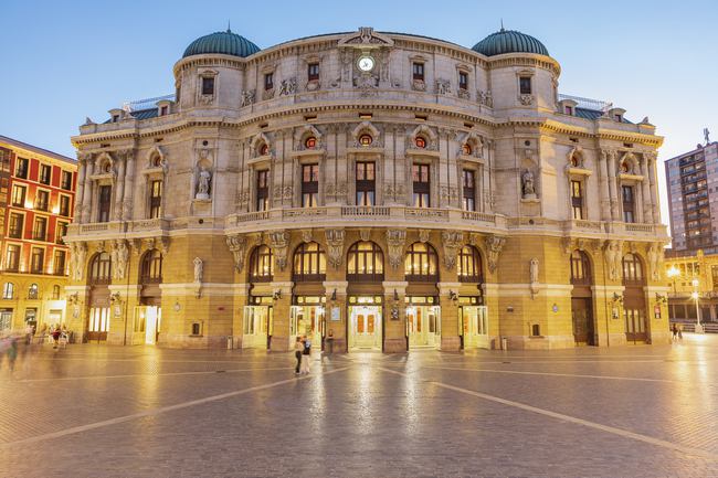 Teatro Arriaga, à Bilbao. Teatro Arriaga, à Bilbao.
