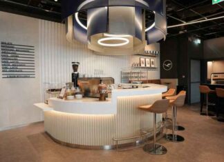 Le salon Lufthansa de Stuttgart à rouvert ses portes le 16 décembre, au terme d'un relooking complet