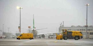 La neige perturbe les aéroports français et européens le 7 janvier (photo ADP)