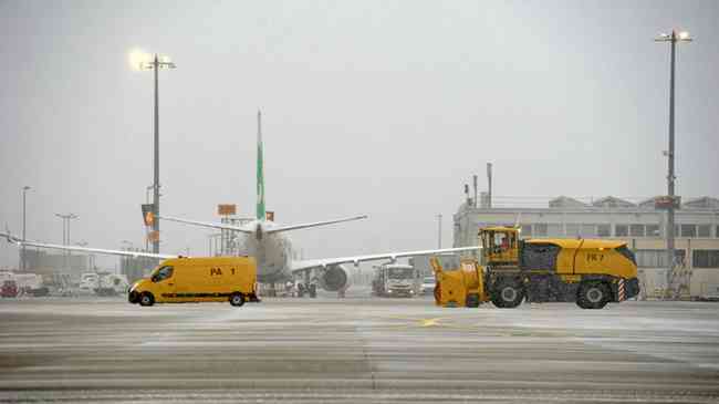 La neige perturbe les aéroports français et européens le 7 janvier (photo ADP) La neige perturbe les aéroports français et européens le 7 janvier (photo ADP)
