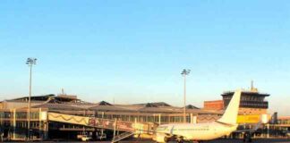 Leipzig airport: one or two aircraft on the tarmac, a sight that has become customary... (Photo: Luc Citrinot) Leipzig airport: one or two aircraft on the tarmac, a sight that has become customary... (Photo: Luc Citrinot)