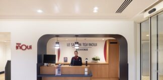 Un nouveau cadre, un nouveau nom pour le lounge de la SNCF à Paris Est, celui de Salon Grand Voyageur Le Club TGV INOUI.