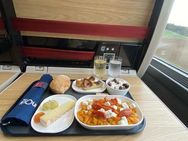 Plateau repas en classe Optimum+